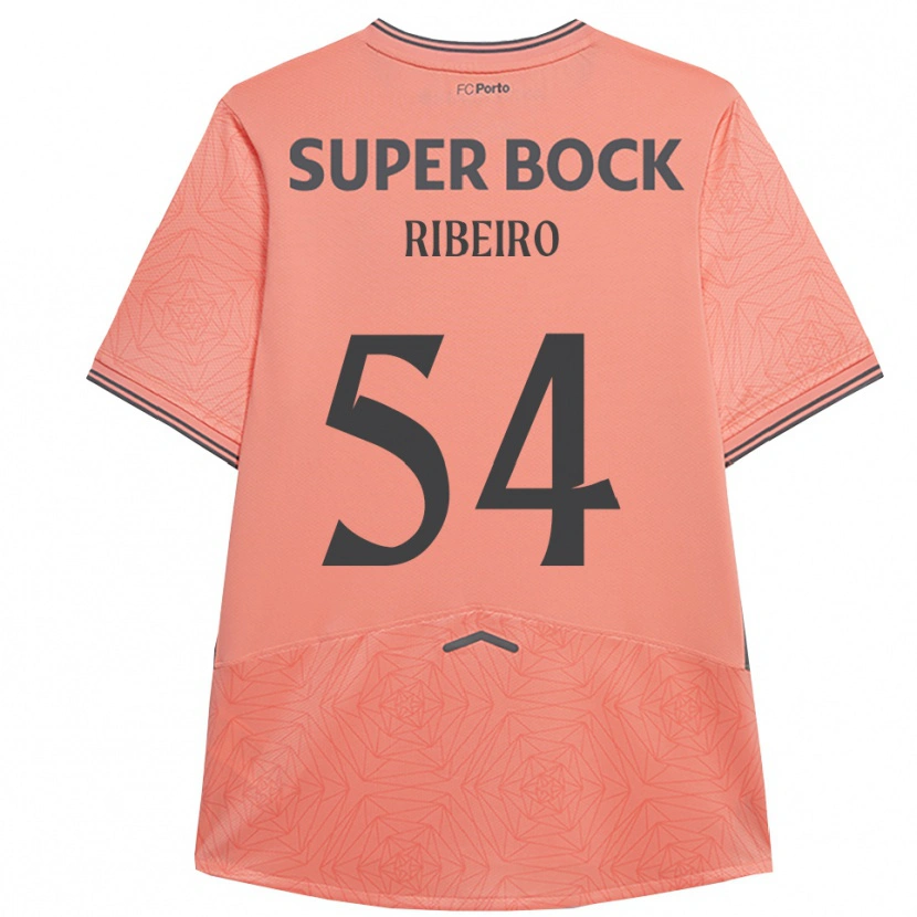 Danxen Enfant Maillot António Ribeiro #54 Rose Marine Tenues Extérieur 2025/26 T-Shirt