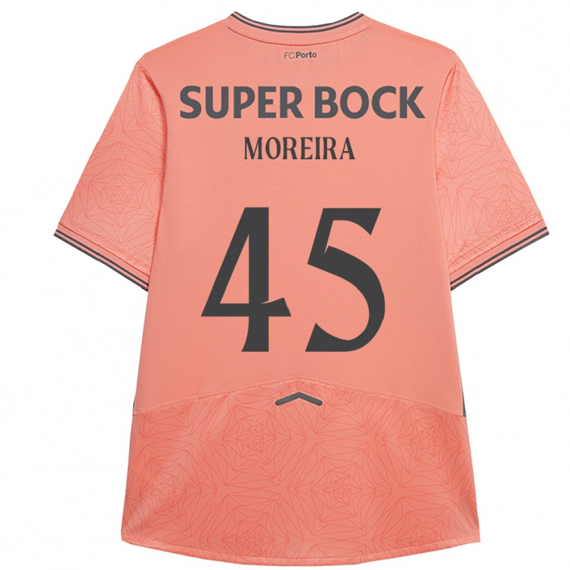 Danxen Enfant Maillot João Moreira #45 Rose Marine Tenues Extérieur 2025/26 T-Shirt