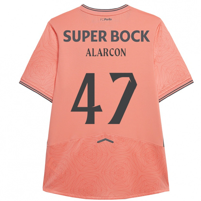 Danxen Enfant Maillot Ángel Alarcón #47 Rose Marine Tenues Extérieur 2025/26 T-Shirt