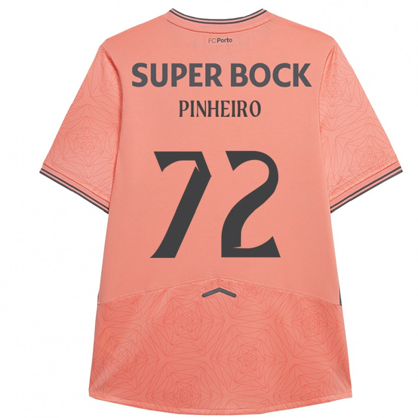 Danxen Enfant Maillot Rodrigo Pinheiro #72 Rose Marine Tenues Extérieur 2025/26 T-Shirt