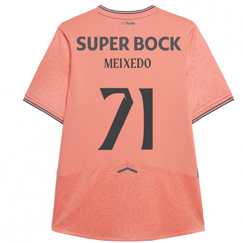 Danxen Enfant Maillot Francisco Meixedo #71 Rose Marine Tenues Extérieur 2025/26 T-Shirt