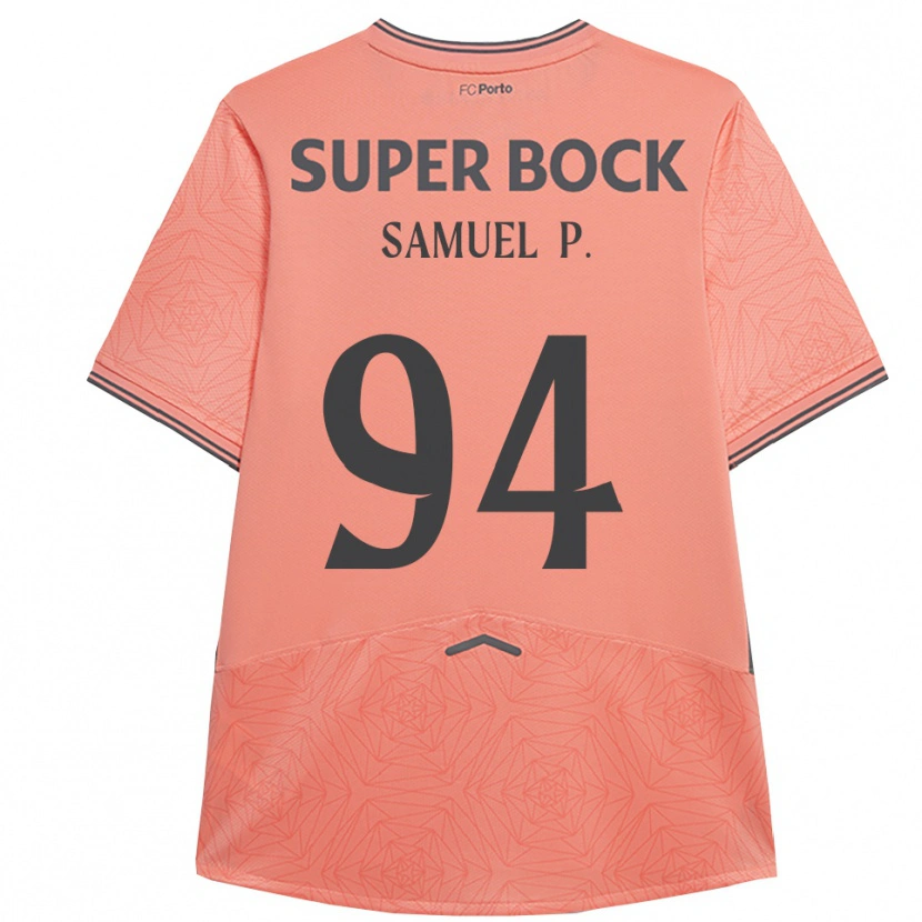 Danxen Enfant Maillot Samuel #94 Rose Marine Tenues Extérieur 2025/26 T-Shirt