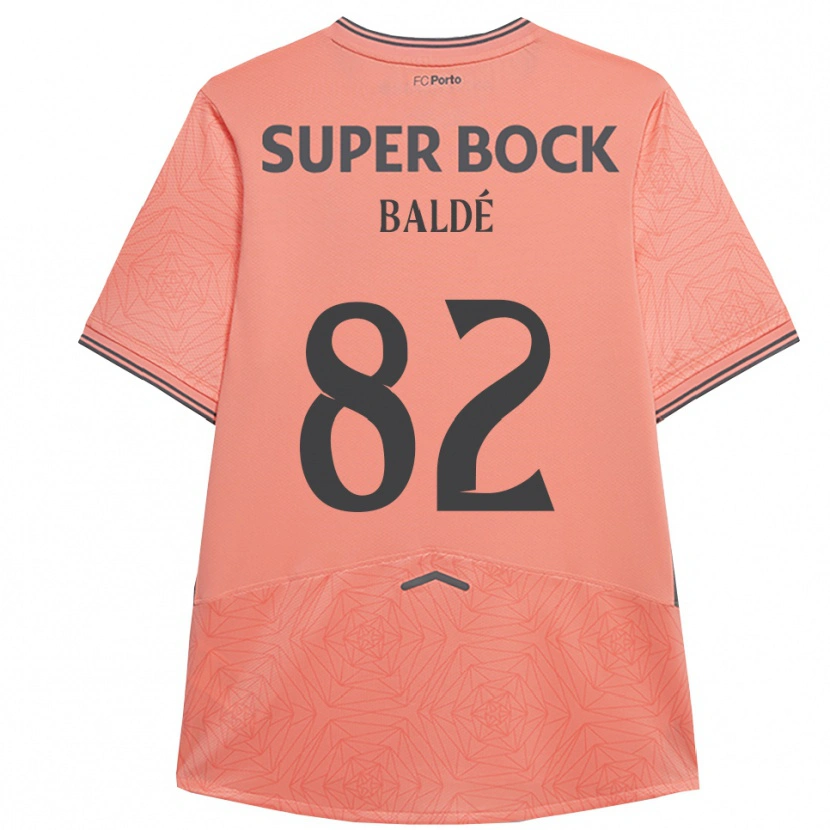 Danxen Enfant Maillot Alfa Baldé #82 Rose Marine Tenues Extérieur 2025/26 T-Shirt