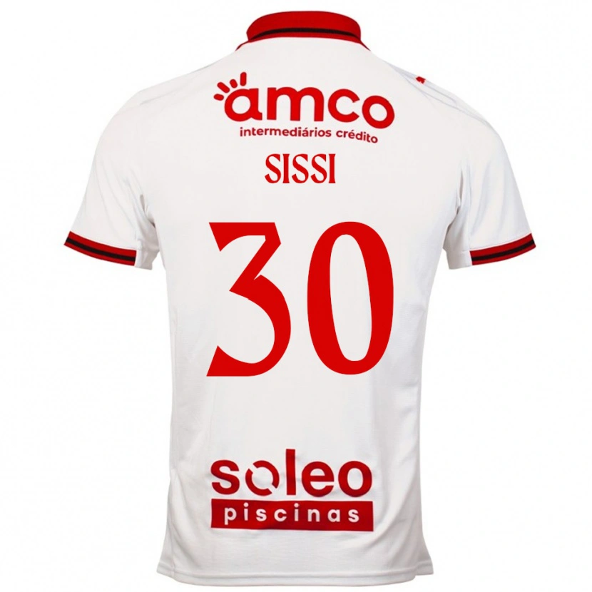 Danxen Enfant Maillot Sissi #30 Blanc Rouge Tenues Extérieur 2025/26 T-Shirt