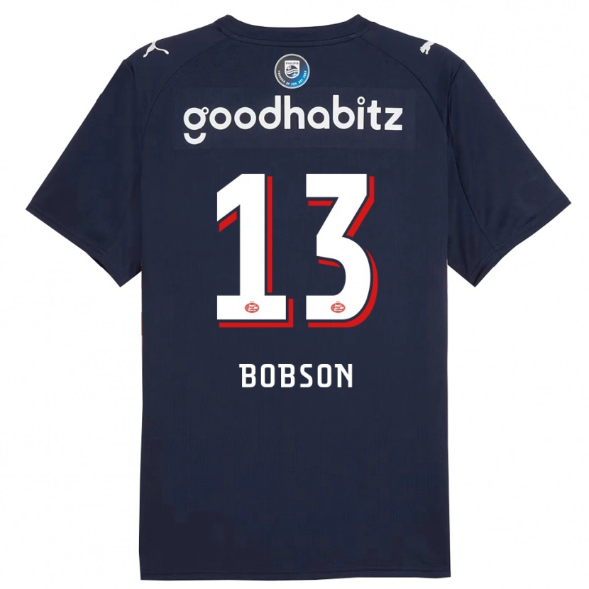 Danxen Enfant Maillot Ersien Bobson #13 Marine Blanc Tenues Extérieur 2025/26 T-Shirt