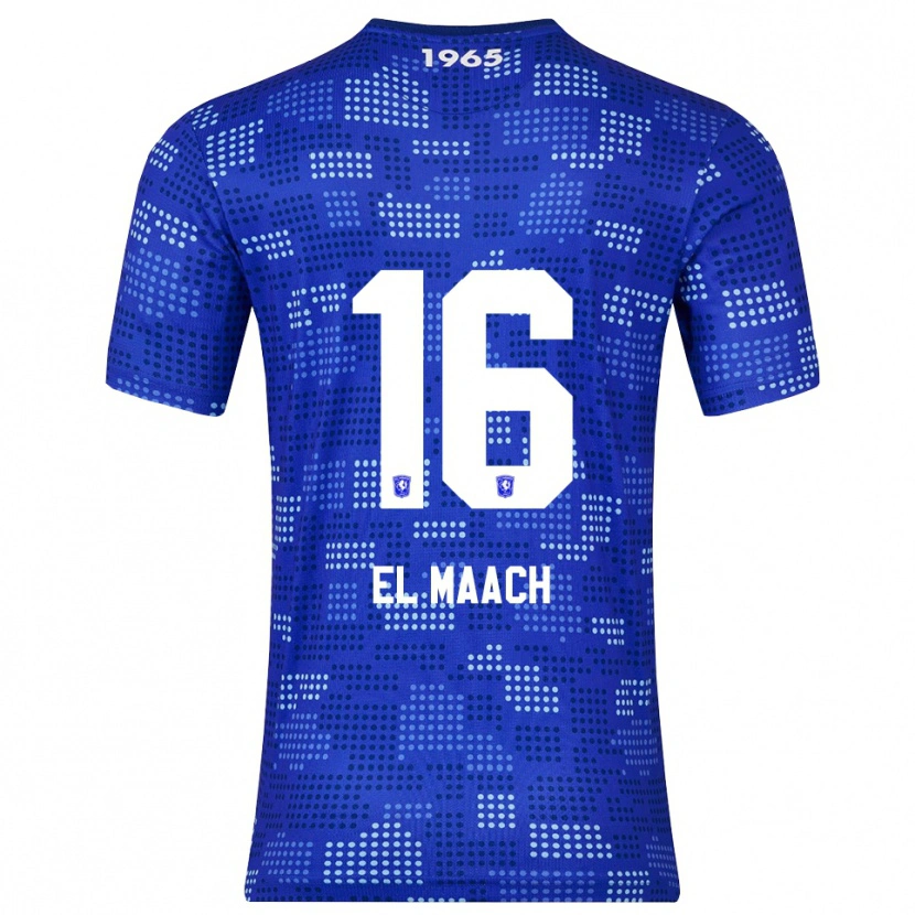 Danxen Enfant Maillot Issam El Maach #16 Bleu Bleu Ciel Tenues Extérieur 2025/26 T-Shirt