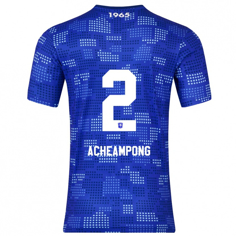 Danxen Enfant Maillot Sage Acheampong #2 Bleu Bleu Ciel Tenues Extérieur 2025/26 T-Shirt