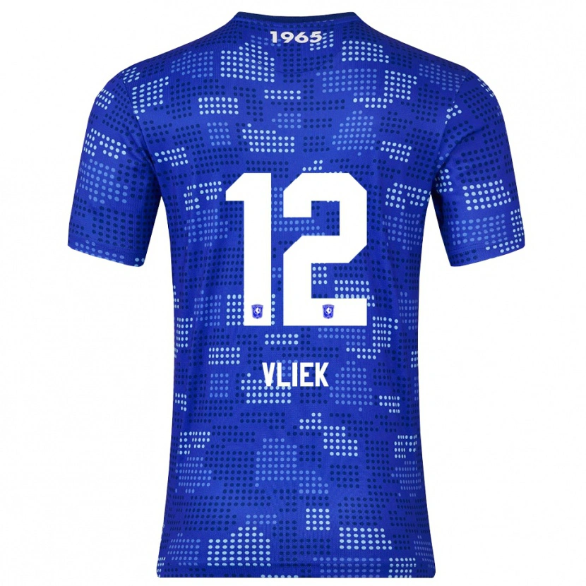 Danxen Enfant Maillot Leonie Vliek #12 Bleu Bleu Ciel Tenues Extérieur 2025/26 T-Shirt