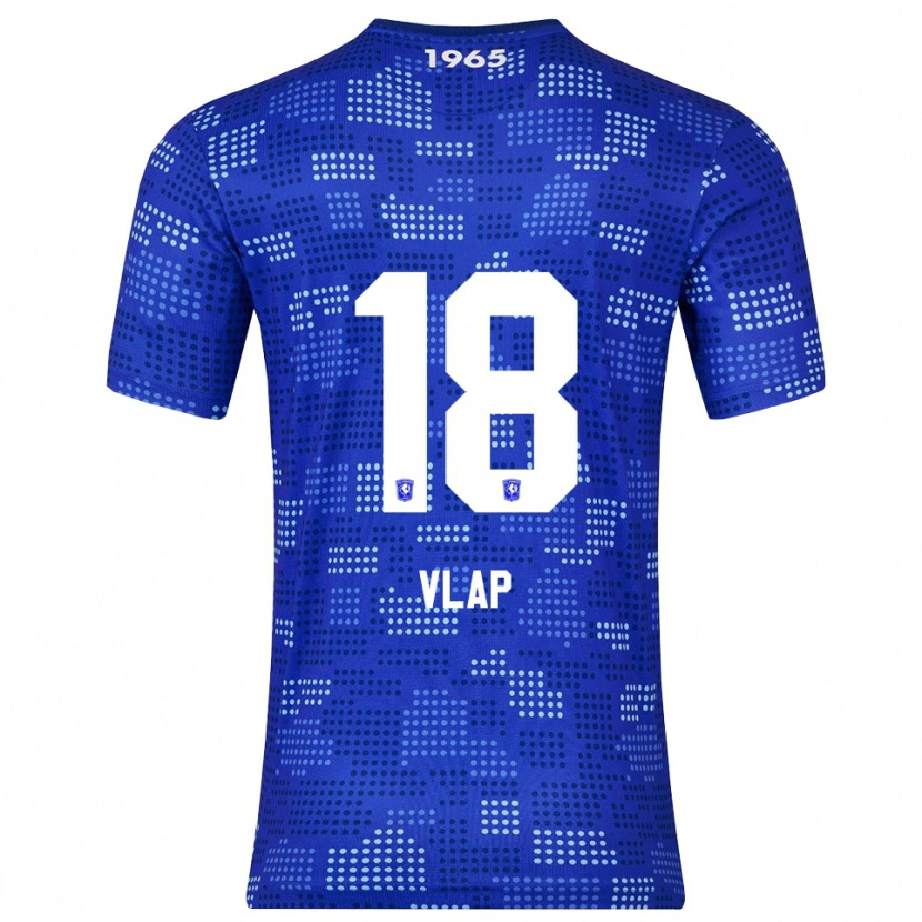 Danxen Enfant Maillot Michel Vlap #18 Bleu Bleu Ciel Tenues Extérieur 2025/26 T-Shirt