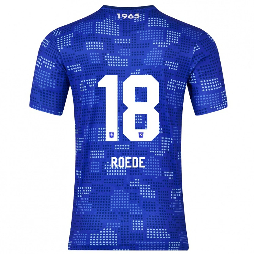 Danxen Enfant Maillot Melle Roede #18 Bleu Bleu Ciel Tenues Extérieur 2025/26 T-Shirt