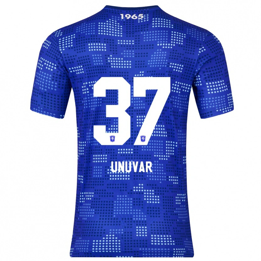 Danxen Enfant Maillot Naci Ünüvar #37 Bleu Bleu Ciel Tenues Extérieur 2025/26 T-Shirt