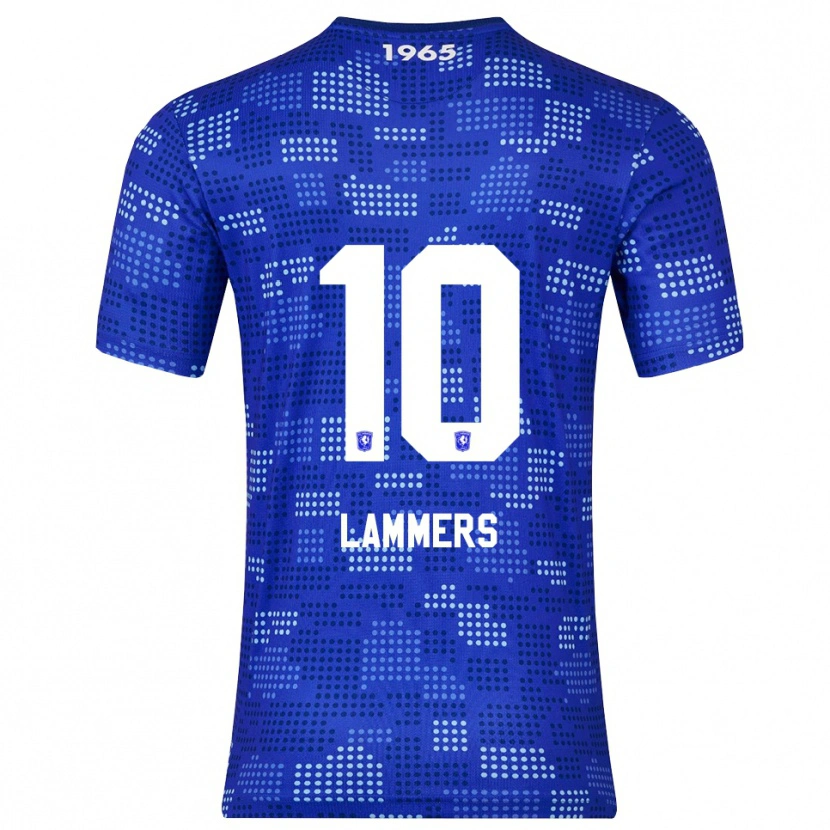 Danxen Enfant Maillot Sam Lammers #10 Bleu Bleu Ciel Tenues Extérieur 2025/26 T-Shirt