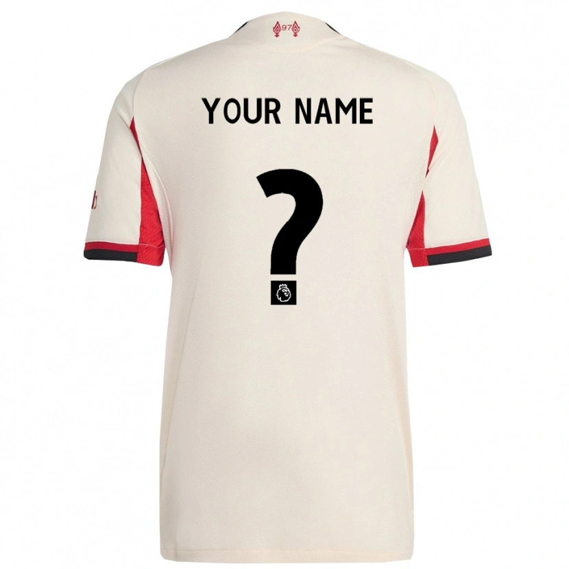 Danxen Enfant Maillot Votre Nom #0 Blanc Noir Tenues Extérieur 2025/26 T-Shirt