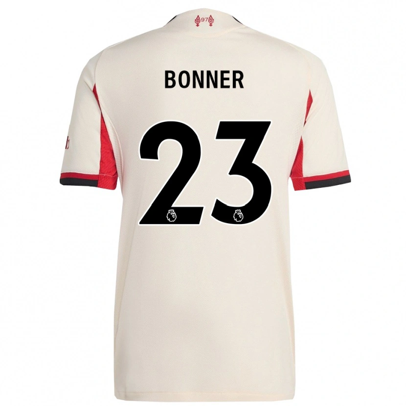 Danxen Enfant Maillot Gemma Bonner #23 Blanc Noir Tenues Extérieur 2025/26 T-Shirt