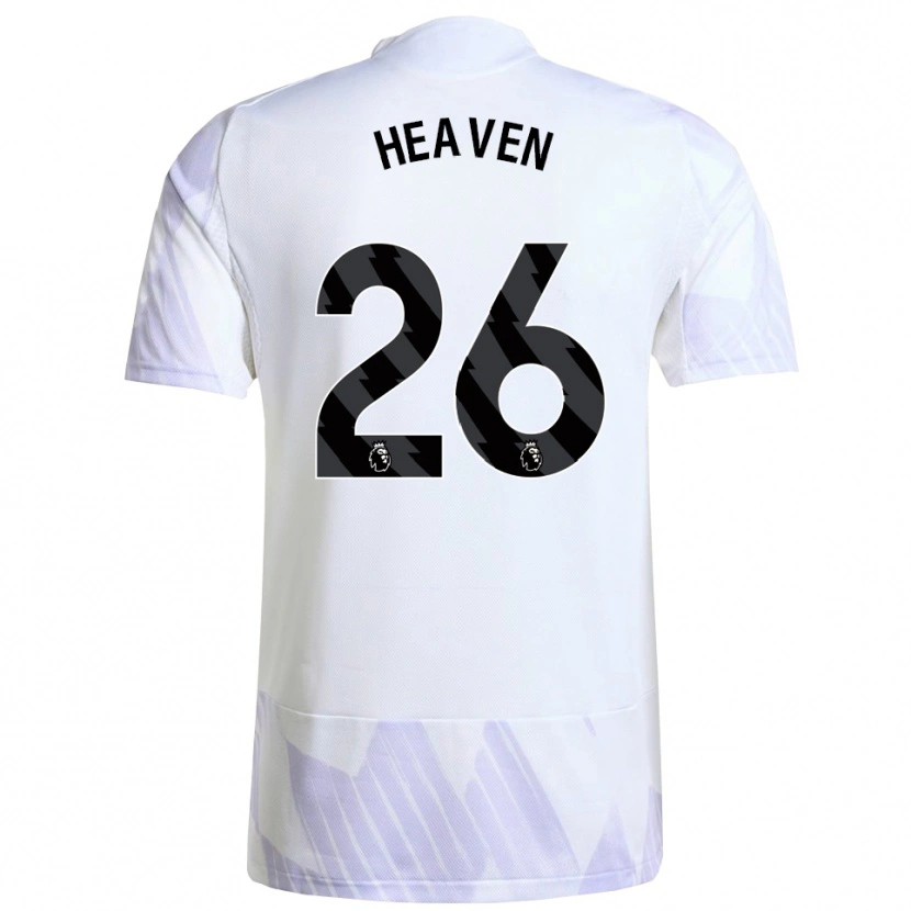Danxen Enfant Maillot Ayden Heaven #26 Blanc Violet Violet Tenues Extérieur 2025/26 T-Shirt