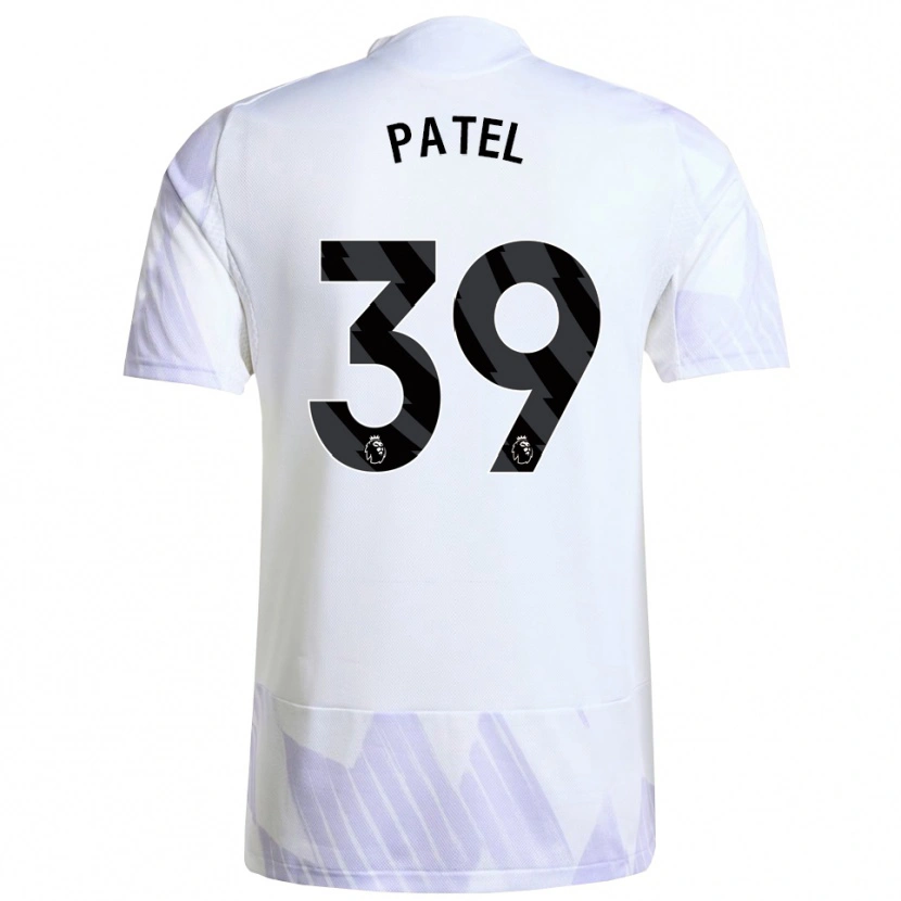 Danxen Enfant Maillot Safia Middleton-Patel #39 Blanc Violet Violet Tenues Extérieur 2025/26 T-Shirt