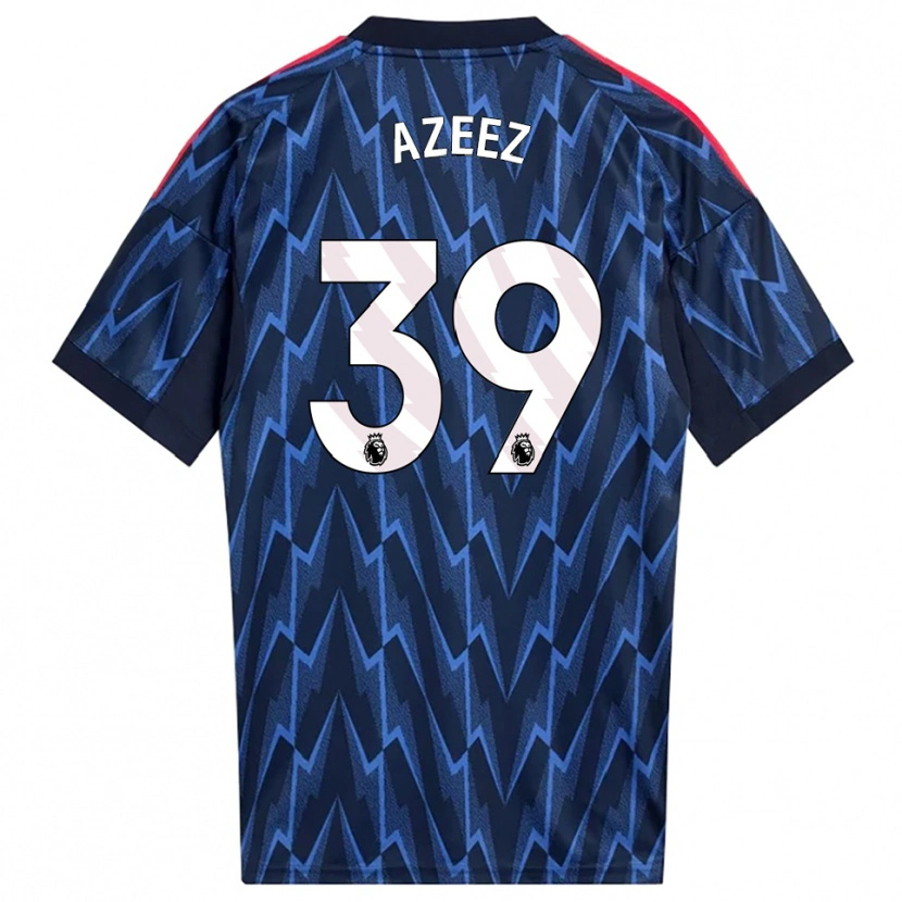 Danxen Enfant Maillot Miguel Azeez #39 Marine Rouge Tenues Extérieur 2025/26 T-Shirt