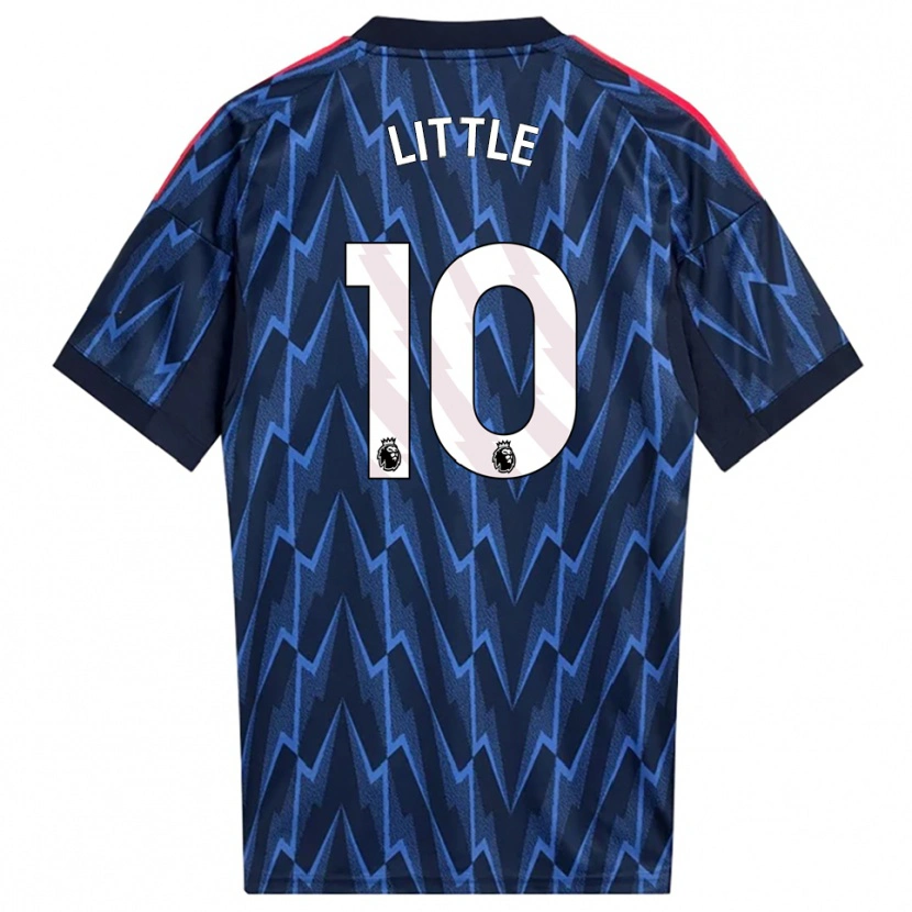 Danxen Enfant Maillot Kim Little #10 Marine Rouge Tenues Extérieur 2025/26 T-Shirt