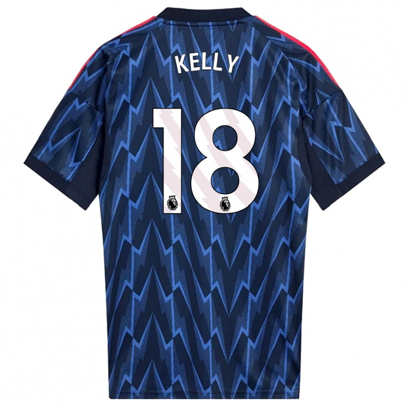 Danxen Enfant Maillot Chloe Kelly #18 Marine Rouge Tenues Extérieur 2025/26 T-Shirt