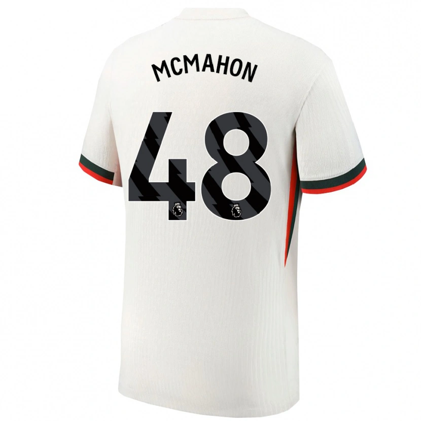 Danxen Enfant Maillot Harrison Mcmahon #48 Blanc Vert Tenues Extérieur 2025/26 T-Shirt
