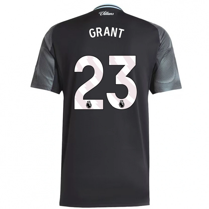 Danxen Enfant Maillot Chasity Grant #23 Noir Bleu Ciel Tenues Extérieur 2025/26 T-Shirt