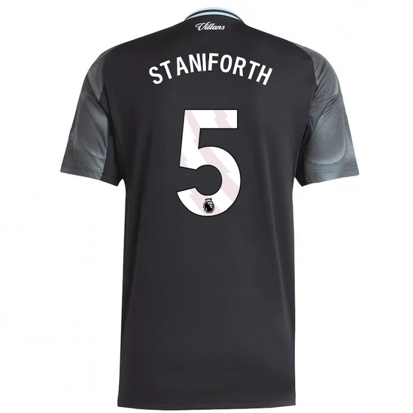 Danxen Enfant Maillot Lucy Staniforth #5 Noir Bleu Ciel Tenues Extérieur 2025/26 T-Shirt