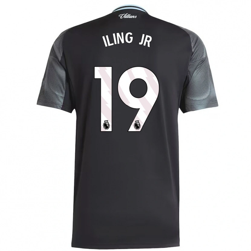 Danxen Enfant Maillot Samuel Iling-Junior #19 Noir Bleu Ciel Tenues Extérieur 2025/26 T-Shirt