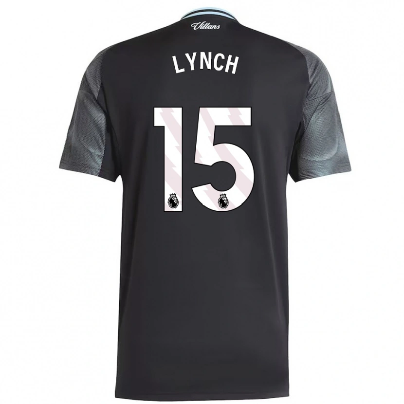 Danxen Enfant Maillot Luka Lynch #15 Noir Bleu Ciel Tenues Extérieur 2025/26 T-Shirt