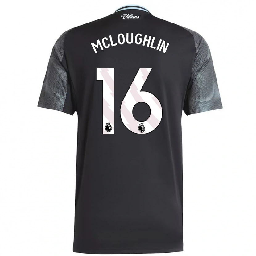 Danxen Enfant Maillot Olivia Mcloughlin #16 Noir Bleu Ciel Tenues Extérieur 2025/26 T-Shirt