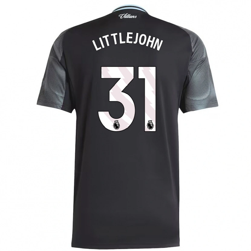 Danxen Enfant Maillot Ruesha Littlejohn #31 Noir Bleu Ciel Tenues Extérieur 2025/26 T-Shirt