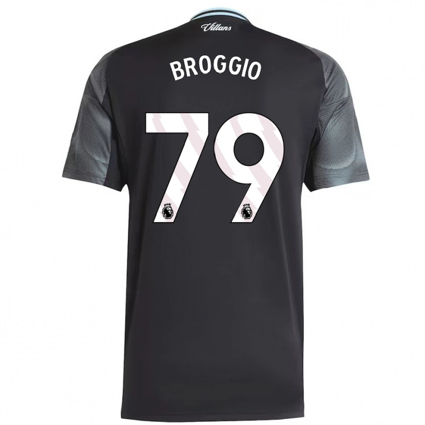 Danxen Enfant Maillot Ben Broggio #79 Noir Bleu Ciel Tenues Extérieur 2025/26 T-Shirt