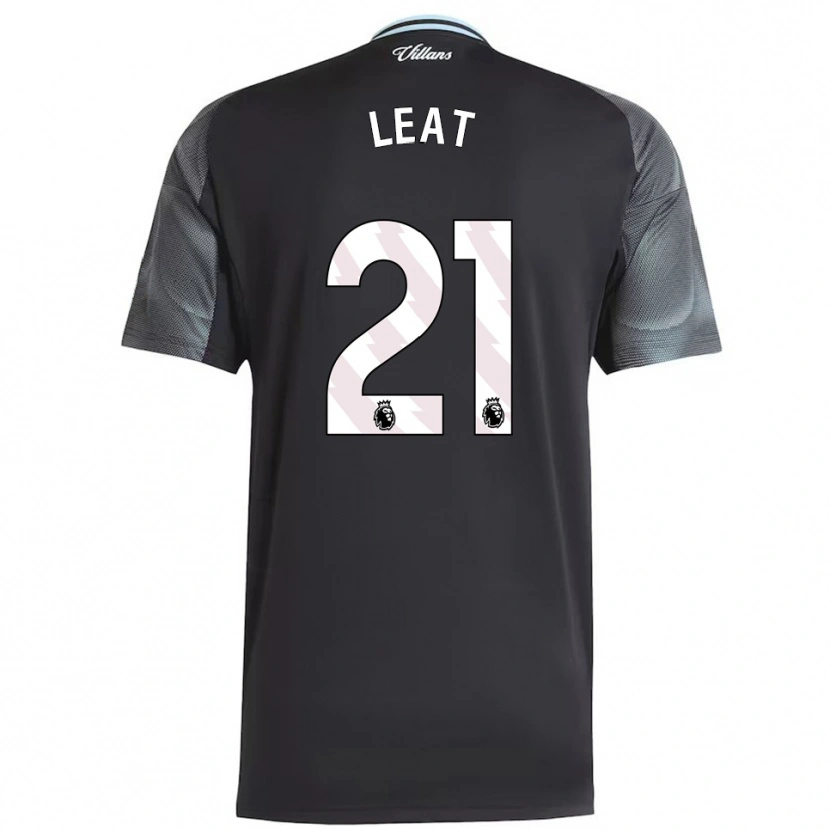 Danxen Enfant Maillot Anna Leat #21 Noir Bleu Ciel Tenues Extérieur 2025/26 T-Shirt