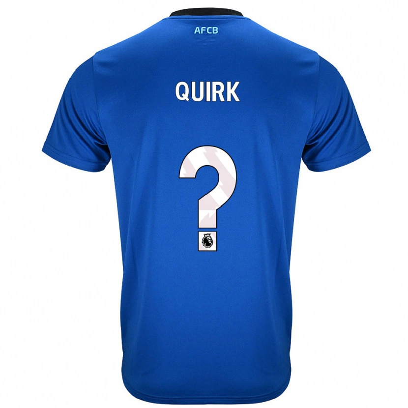 Danxen Enfant Maillot Sophie Quirk #0 Bleu Noir Tenues Extérieur 2025/26 T-Shirt