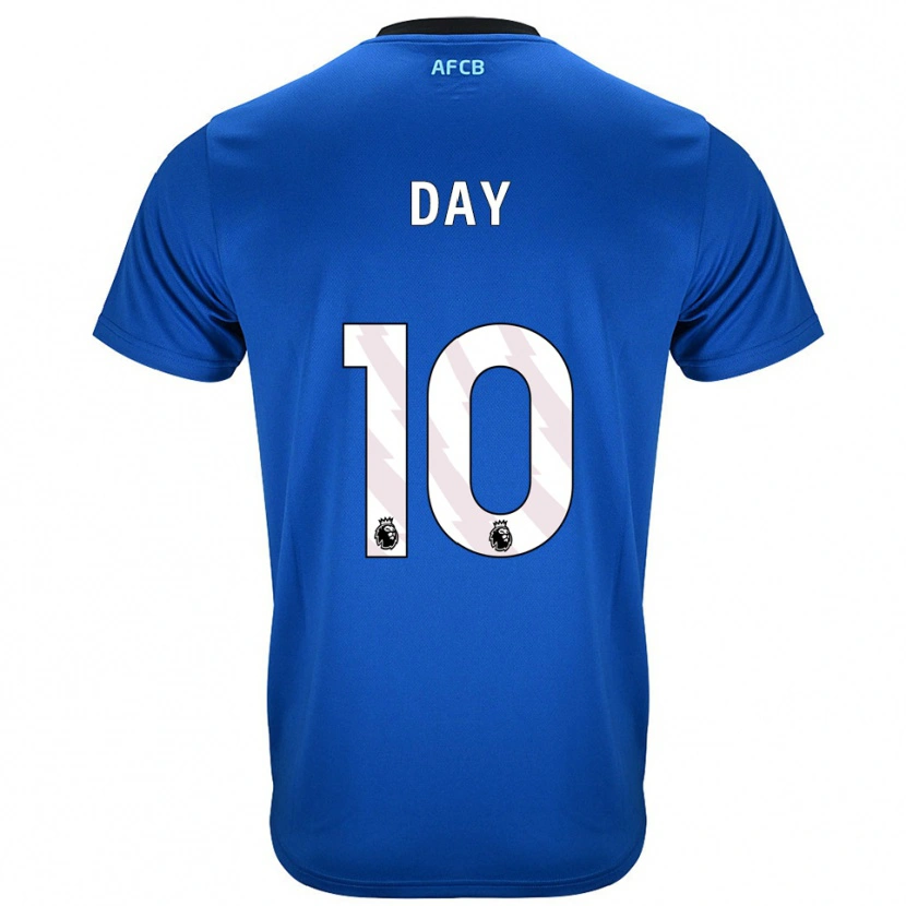 Danxen Enfant Maillot Jonny Day #10 Bleu Noir Tenues Extérieur 2025/26 T-Shirt