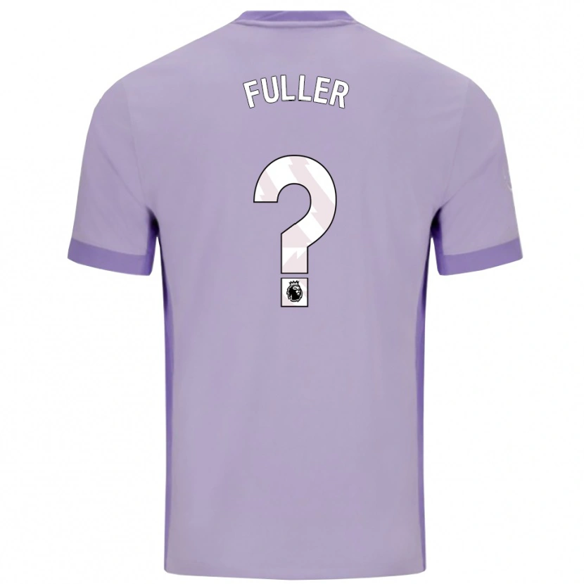 Danxen Enfant Maillot Jaydon Fuller #0 Taro Violet Blanc Tenues Extérieur 2025/26 T-Shirt