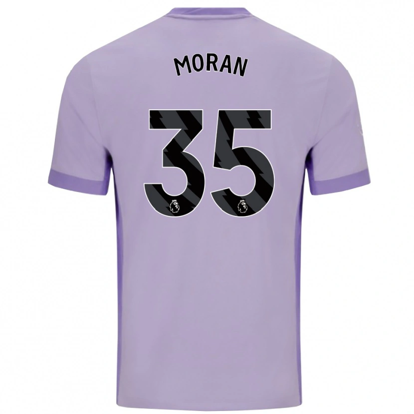 Danxen Enfant Maillot Andrew Moran #35 Taro Violet Blanc Tenues Extérieur 2025/26 T-Shirt