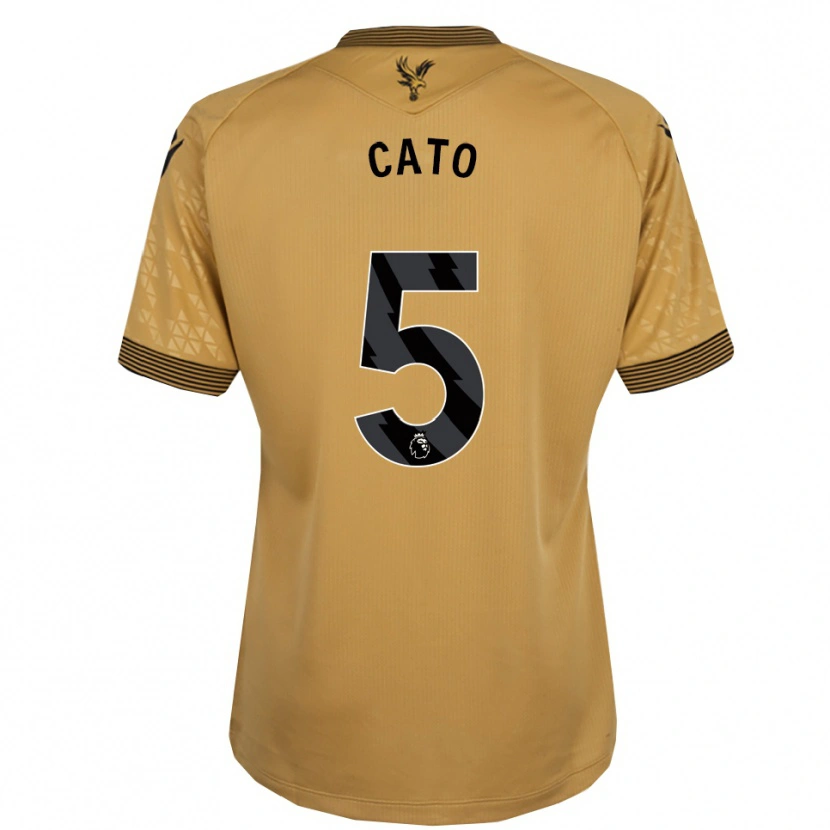 Danxen Enfant Maillot My Cato #5 Or Noir Tenues Extérieur 2025/26 T-Shirt