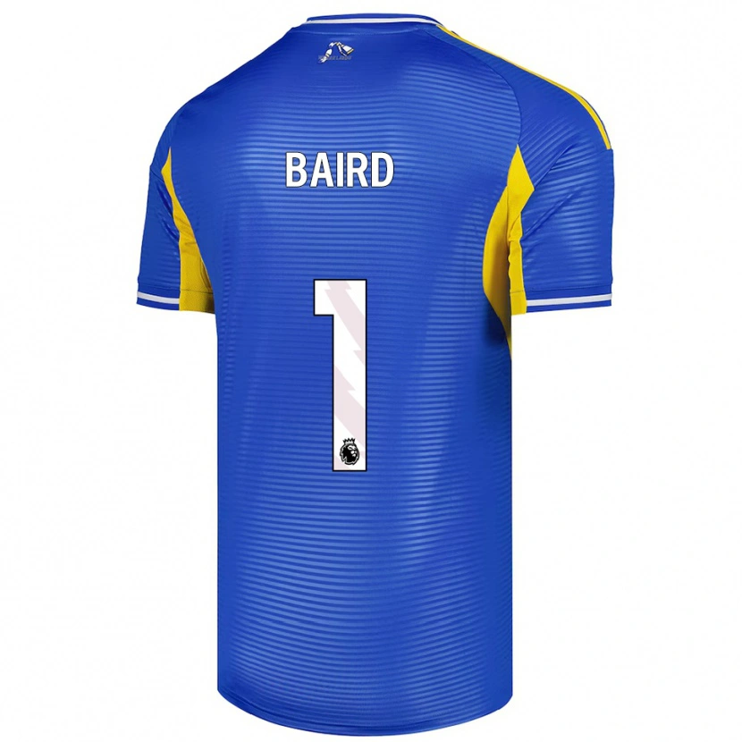 Danxen Enfant Maillot Alex Baird #1 Bleu Jaune Tenues Extérieur 2025/26 T-Shirt