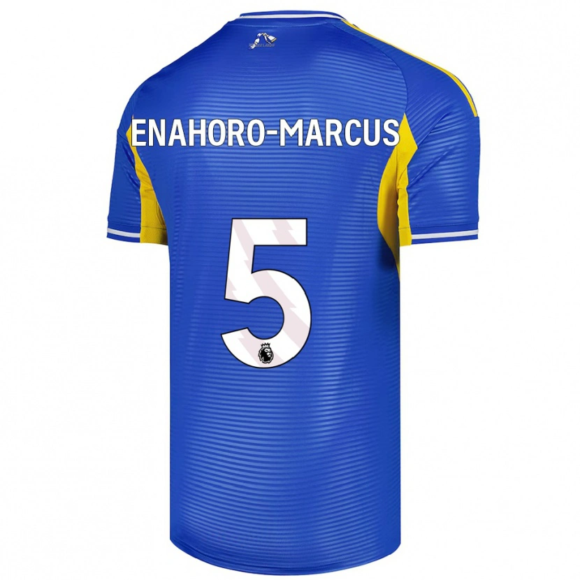 Danxen Enfant Maillot Louis Enahoro-Marcus #5 Bleu Jaune Tenues Extérieur 2025/26 T-Shirt