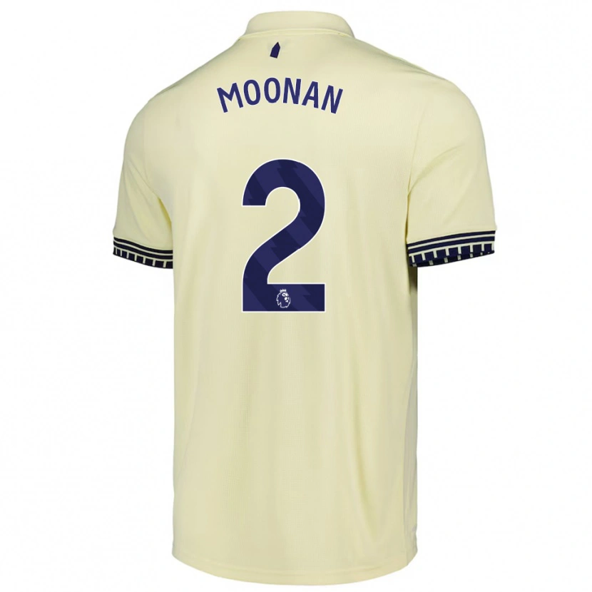 Danxen Enfant Maillot Bradley Moonan #2 Blanc Cassé Noir Tenues Extérieur 2025/26 T-Shirt