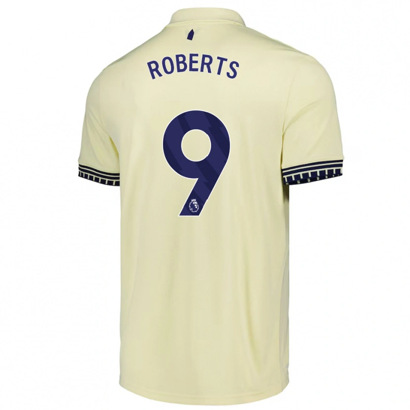 Danxen Enfant Maillot Ray Robert #9 Blanc Cassé Noir Tenues Extérieur 2025/26 T-Shirt