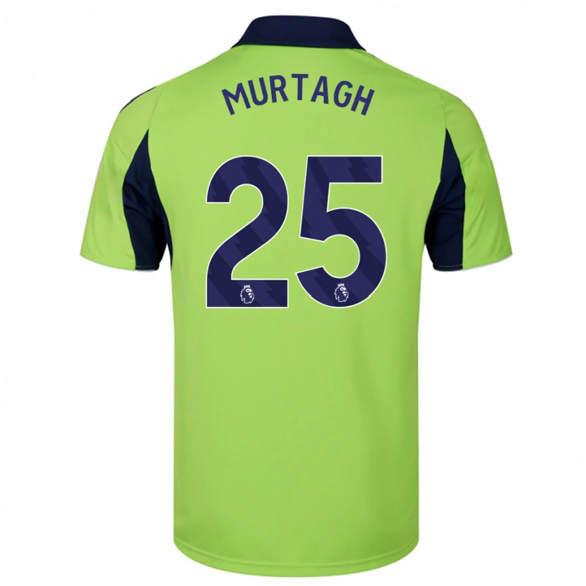 Danxen Enfant Maillot Ruby Murtagh #25 Vert Marine Blanc Tenues Extérieur 2025/26 T-Shirt