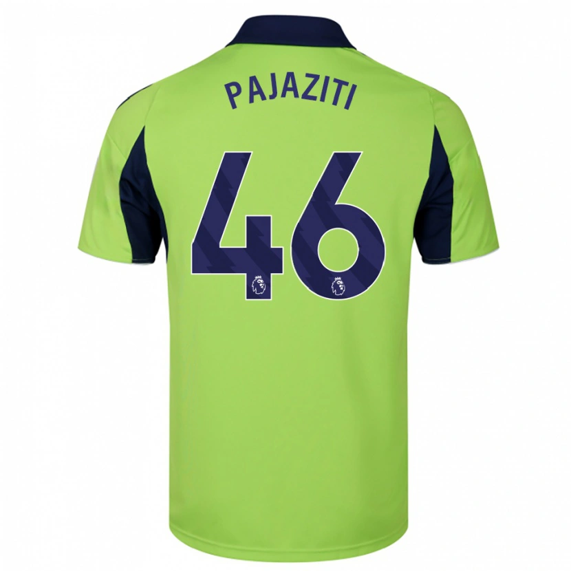 Danxen Enfant Maillot Adrion Pajaziti #46 Vert Marine Blanc Tenues Extérieur 2025/26 T-Shirt