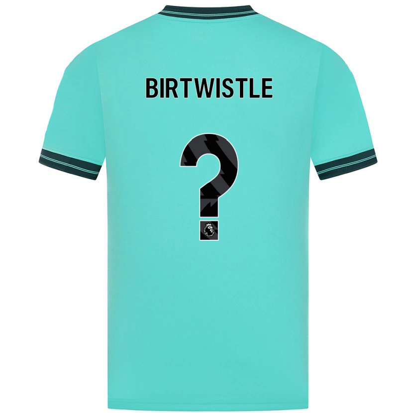 Danxen Enfant Maillot Harry Birtwistle #0 Bleu Ciel Vert Tenues Extérieur 2025/26 T-Shirt