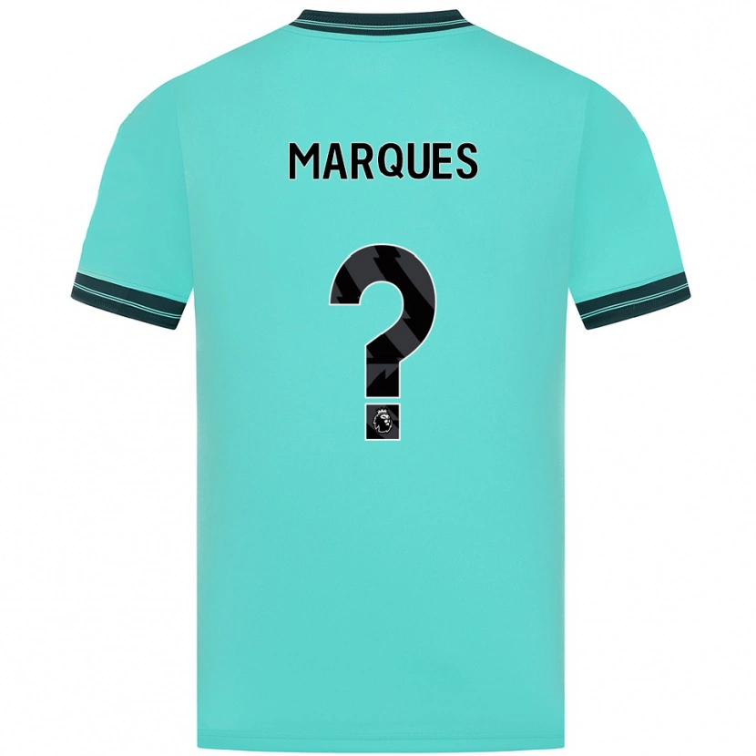 Danxen Enfant Maillot Christian Marques #0 Bleu Ciel Vert Tenues Extérieur 2025/26 T-Shirt