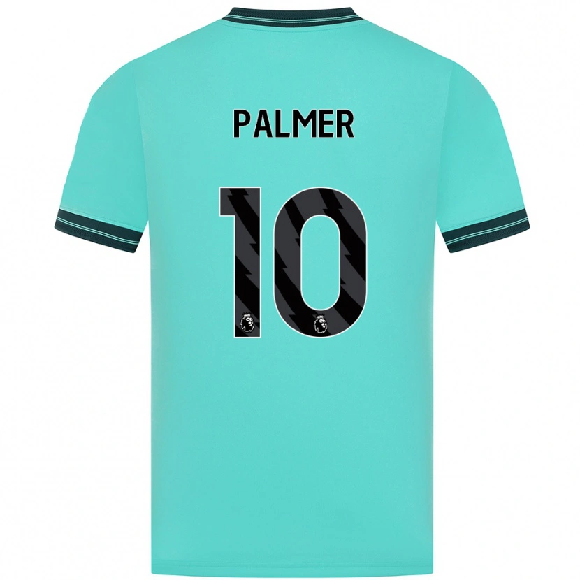 Danxen Enfant Maillot Jamila Palmer #10 Bleu Ciel Vert Tenues Extérieur 2025/26 T-Shirt