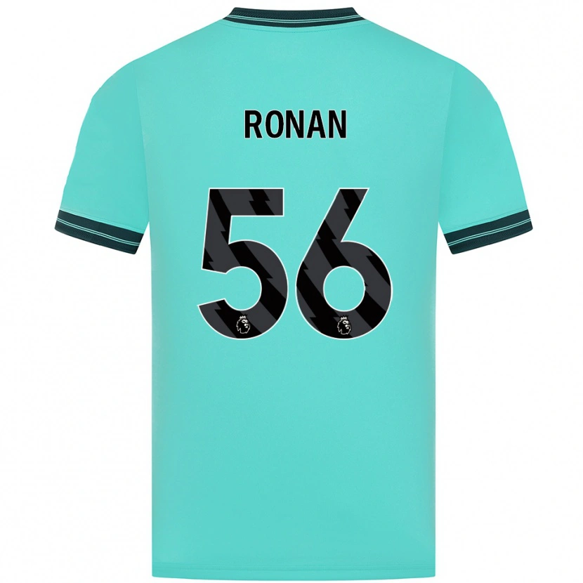 Danxen Enfant Maillot Connor Ronan #56 Bleu Ciel Vert Tenues Extérieur 2025/26 T-Shirt