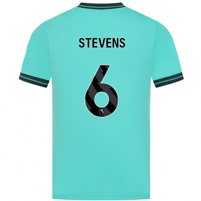 Danxen Enfant Maillot Mason Stevens #6 Bleu Ciel Vert Tenues Extérieur 2025/26 T-Shirt