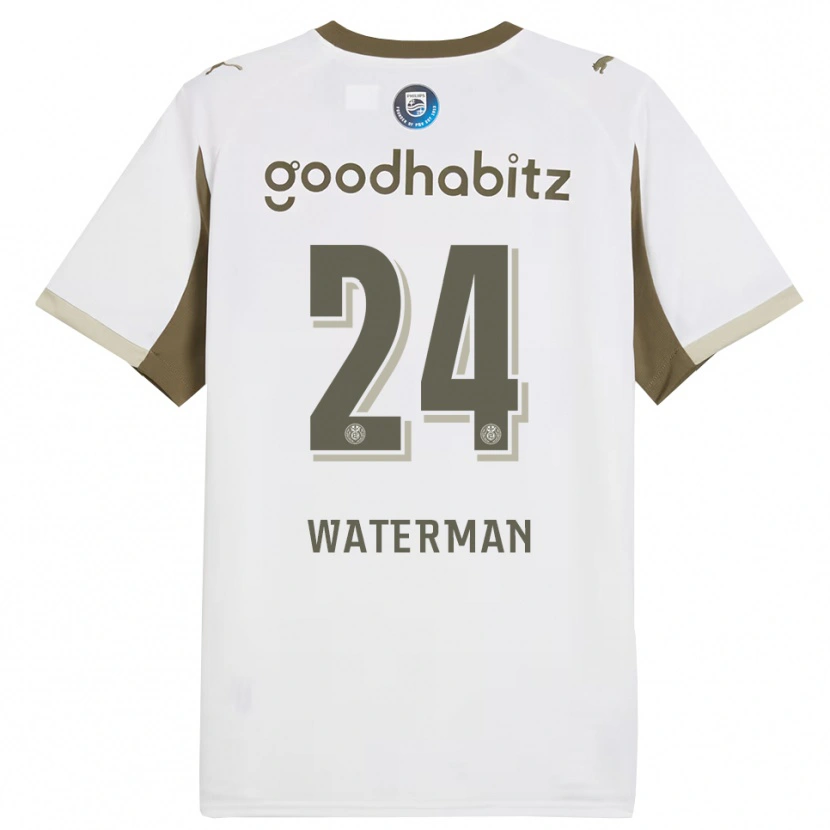 Danxen Enfant Maillot Boy Waterman #24 Blanc Gris Troisieme 2025/26 T-Shirt
