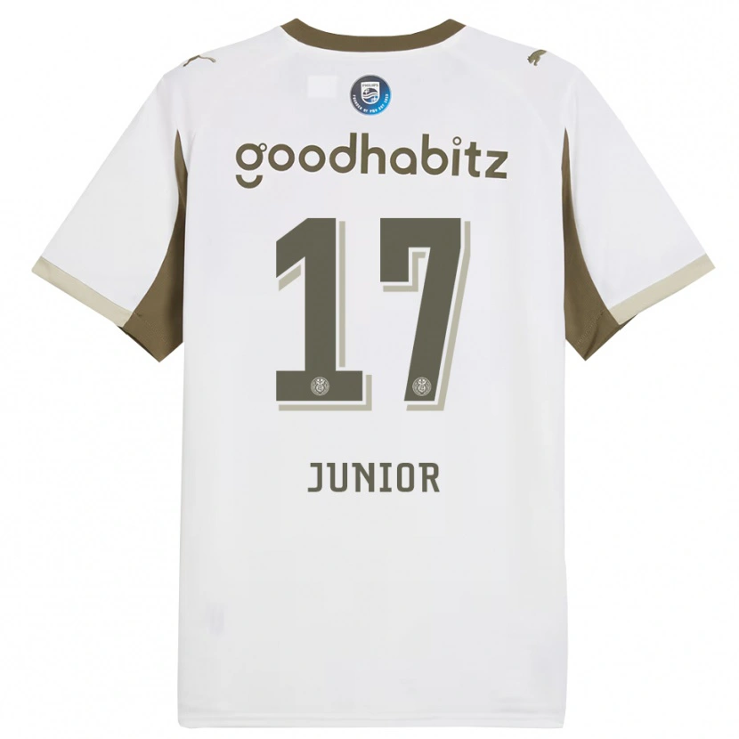 Danxen Enfant Maillot Mauro Júnior #17 Blanc Gris Troisieme 2025/26 T-Shirt